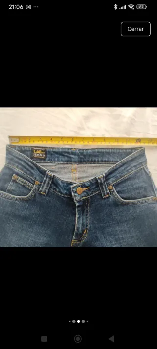 Vaqueros Lee Vintage. Talla 32-34