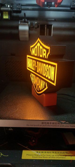 Lampada da tavolo  o da parete Harley Davidson