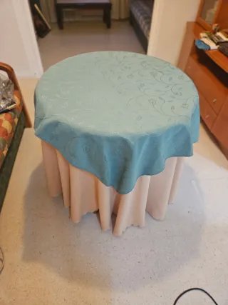 Mesa camilla redonda madera