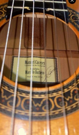 Guitarra Manuel Cáceres 2014
