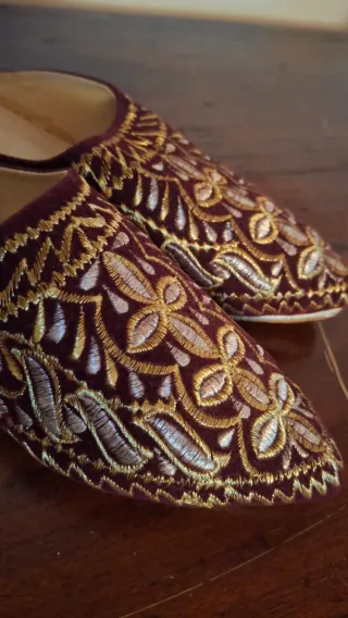 Set Scarpe e Cappello Decorati