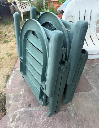 2 Tumbonas plegables de jardín