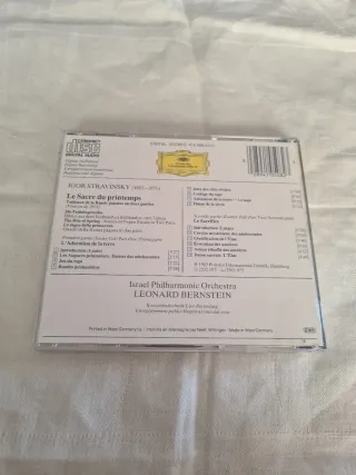 Stravinsky Le Sacre du Printemps Bernstein