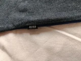 Sudadera Boss Hombre Azul y Gris