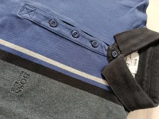 Sudadera Boss Hombre Azul y Gris