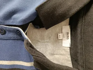 Sudadera Boss Hombre Azul y Gris