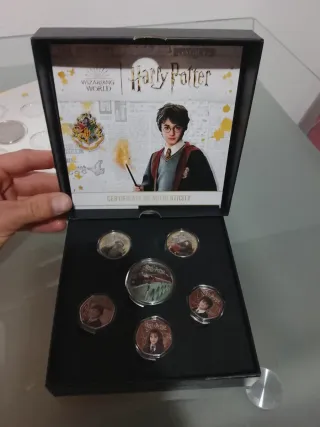 Colección monedas Harry Potter 2024