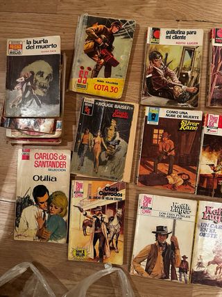 Lote Novelas de Bolsillo Vintage - Bruguera / Oest