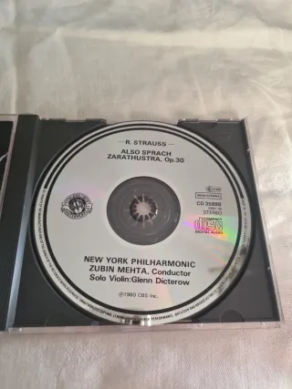 CD Richard Strauss Also Sprach Zarathustra