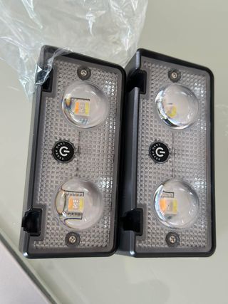 4 Luci Solari Recinzione RGB IP65