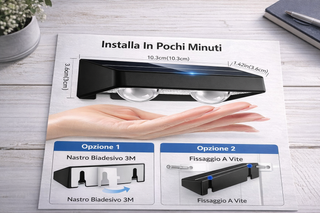 4 Luci Solari Recinzione RGB IP65