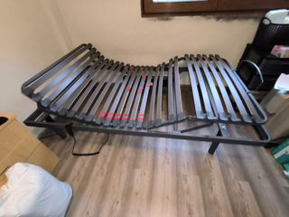 Cama articulada 105cm con barandilla abatible