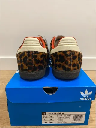 Adidas Samba OG W Leopardo Rojo Talla 42