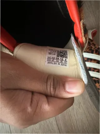 Adidas Samba OG Leopardo Rojo Talla 40