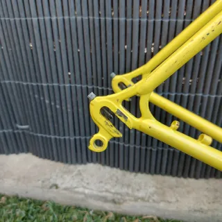 Cuadro Bicicleta Zeus Amarillo