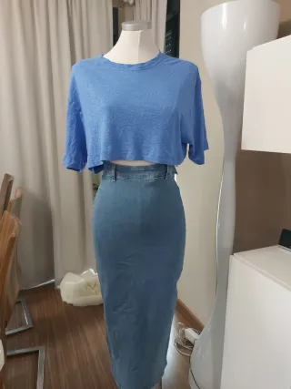 Camiseta Oysho Lino Talla S