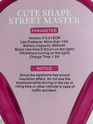 Auriculares Bluetooth Zw-028 Rosa Fucsia