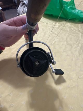 Canna da pesca con mulinello 1.40