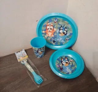 Set Vajilla Infantil Bluey