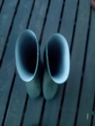 Botas de agua verdes