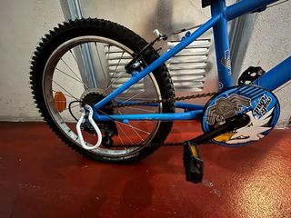Bicicleta niño azul