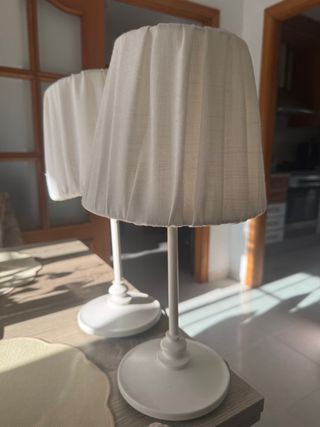 Lámparas de mesa blancas (2 unidades)