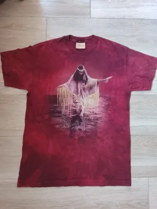 The Mountain Vintage T-shirt Taglia M Borgogna