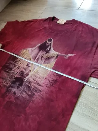 The Mountain Vintage T-shirt Taglia M Borgogna