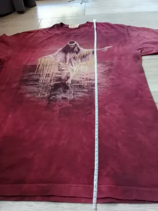 The Mountain Vintage T-shirt Taglia M Borgogna