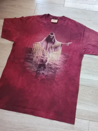 The Mountain Vintage T-shirt Taglia M Borgogna
