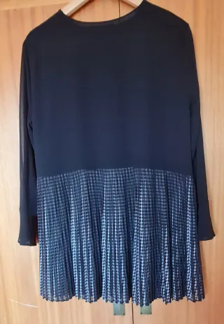 Blusón Purificación García Negro T42 Nuevo