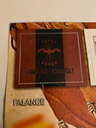 2 Sellos Falange Española 1936-1939