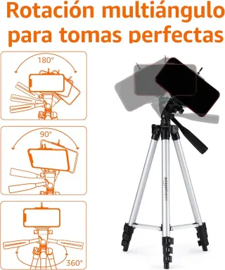Amazon Basics Trípode Universal para Smartphone de Aluminio