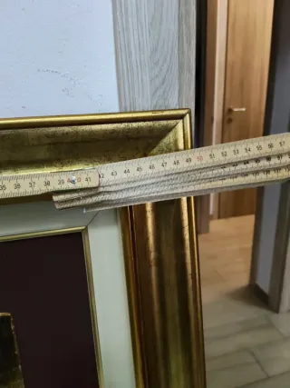 Bassorilievo G. De Chirico foglia Oro