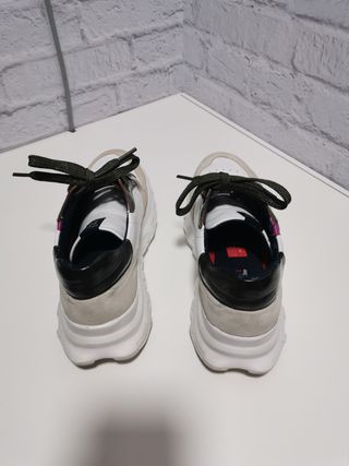 Zapatillas Callaghan Morado Blanco