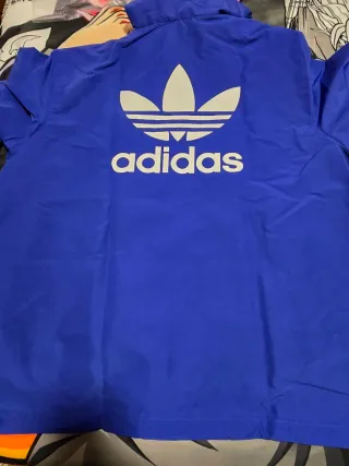 Cortavientos Adidas Talla L Hombre Azul