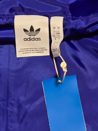 Cortavientos Adidas Talla L Hombre Azul