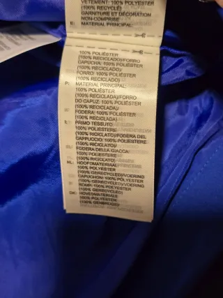 Cortavientos Adidas Talla L Hombre Azul