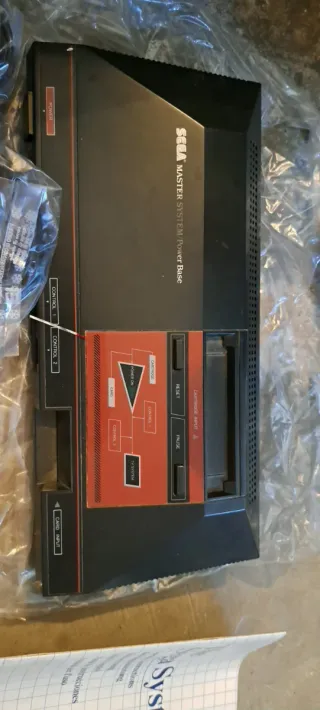 Sega Master System console completa con manopole