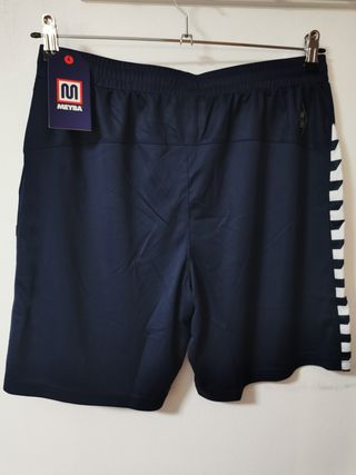 Pantalón deportivo Meyba azul y blanco