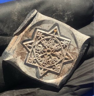 Sello tipo antiguo réplica plomo