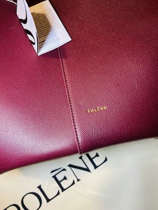 Mala Polène Vermelha Couro