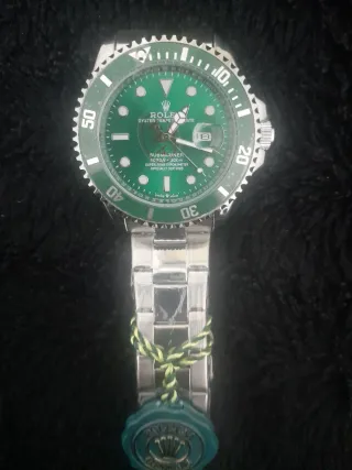 Reloj  Hombre Negro/Plata