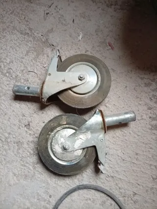 Ruedas de andamio (6 unidades)