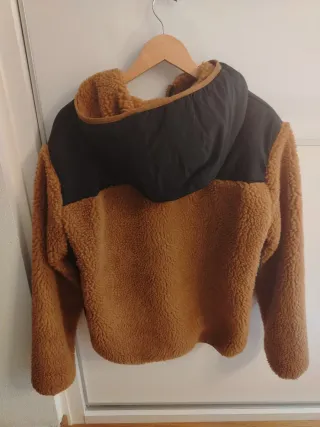 Cazadora Pull&Bear Negra y Marrón