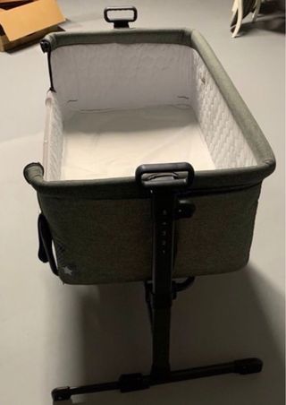 Cuna de colecho gris