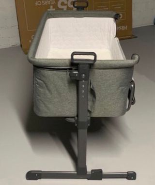 Cuna de colecho gris