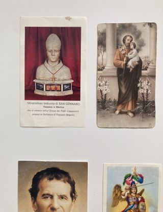 Lotto 6 Santini Santi Beati Vintage Misti