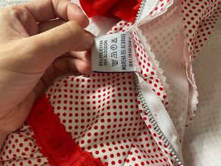 Traje Flamenca Niña Rojo y Blanco