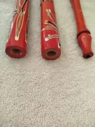 Oggetto etnico turco rosso, tre pezzi montabili